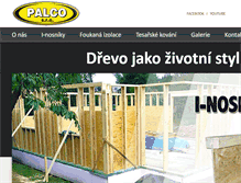 Tablet Screenshot of palco.cz